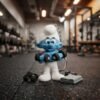 famous-gym-smurf-scene Στρουμφ Γυμναστής