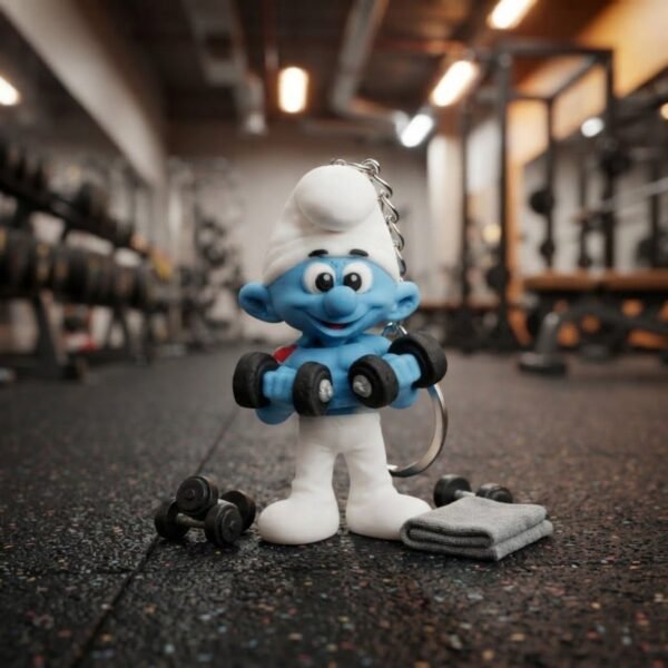 famous-gym-smurf-scene Στρουμφ Γυμναστής